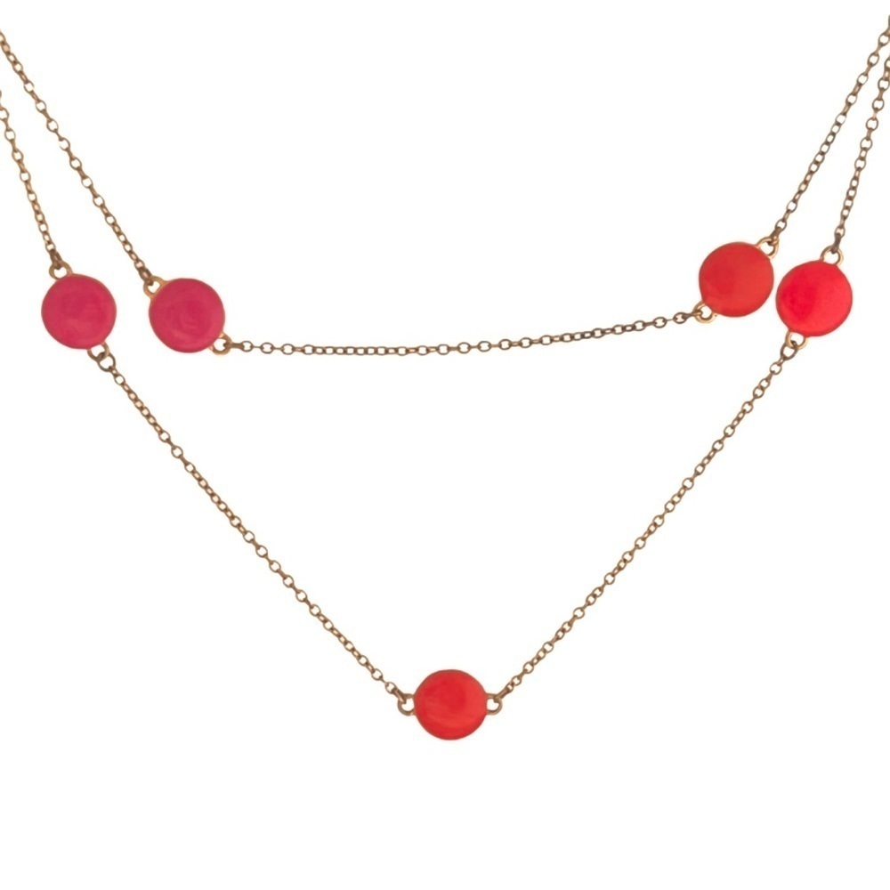 KATE SPADE • Spectator Long Station Rosary Statement Necklace